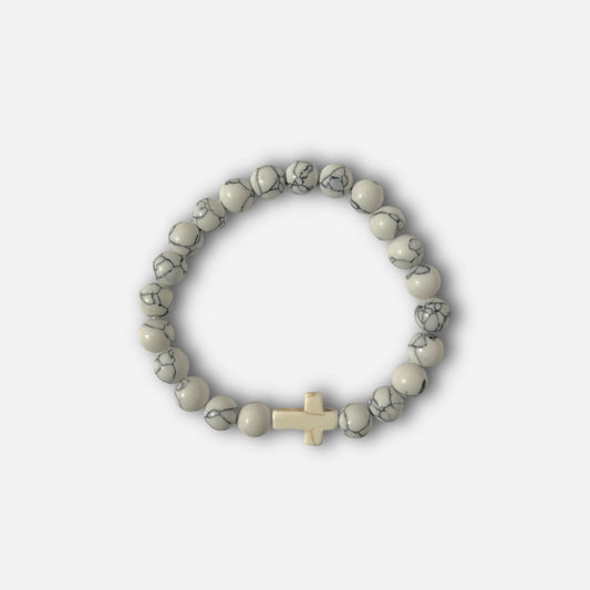 “SNOW” CROSS BRACELET